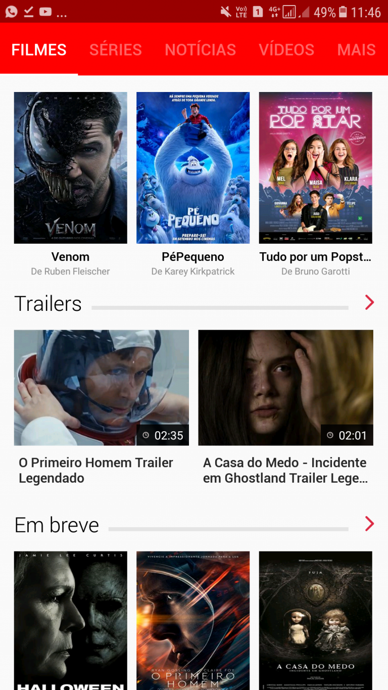 O Melhor Aplicativo Para Assistir Trailer De Filmes E S Ries Em Cartazes No Cinema E Netflix