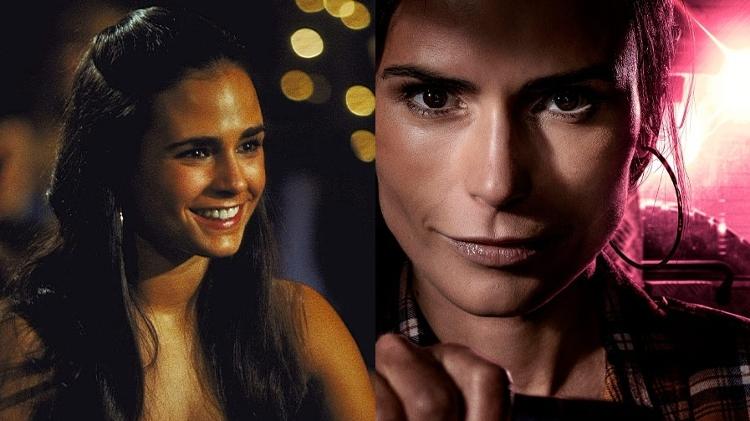 Antes e depois de Jordana Brewster em "Velozes e Furiosos" - Reprodução/Divulgação/Universal Pictures - Reprodução/Divulgação/Universal Pictures