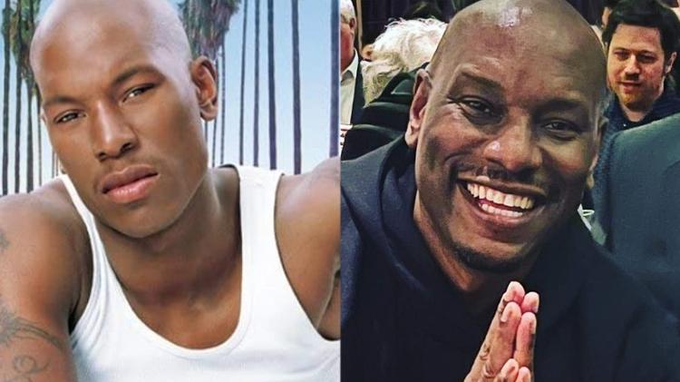 Antes e depois de Tyrese Gibson em "Velozes e Furiosos" - Divulgação/Columbia Tristar e Reprodução/Instagram - Divulgação/Columbia Tristar e Reprodução/Instagram