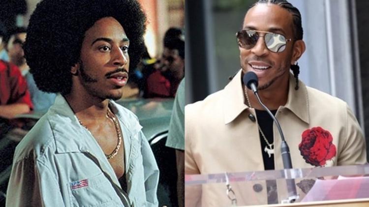 Antes e depois de Ludacris em "Velozes e Furiosos" - Divulgação/Universal Pictures e Reprodução/Instagram - Divulgação/Universal Pictures e Reprodução/Instagram