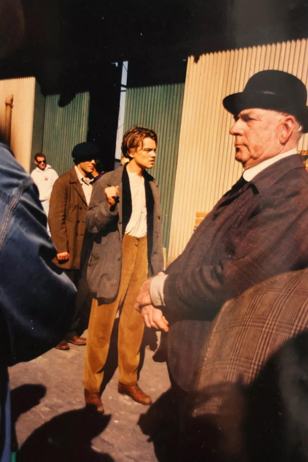 Imagem inédita dos bastidores do filme "Titanic"  - Henry Aldridge & Son/Divulgação